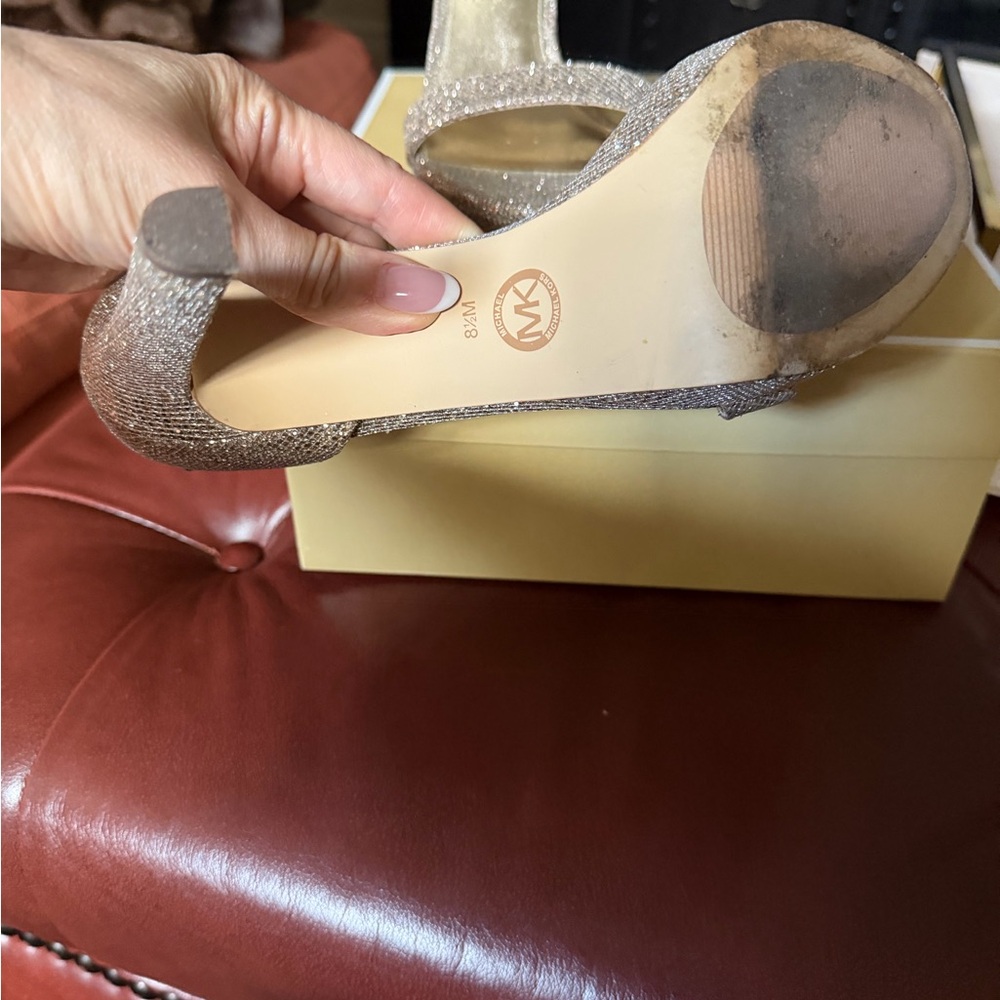 MICHAEL Michael Kors Margot Platform Dress Sandals Size 8.5 - Picture 8 of 9
